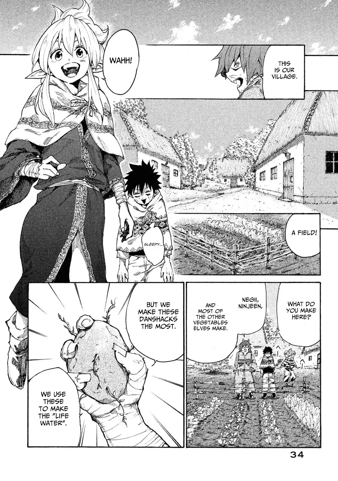 Mazumeshi Elf to Yuboku gurashi Chapter 6 37